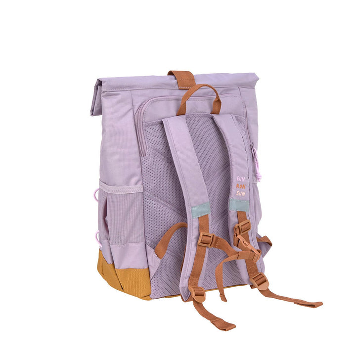 LÄSSIG Kinderrucksack Rolltop - Little Gang, flieder