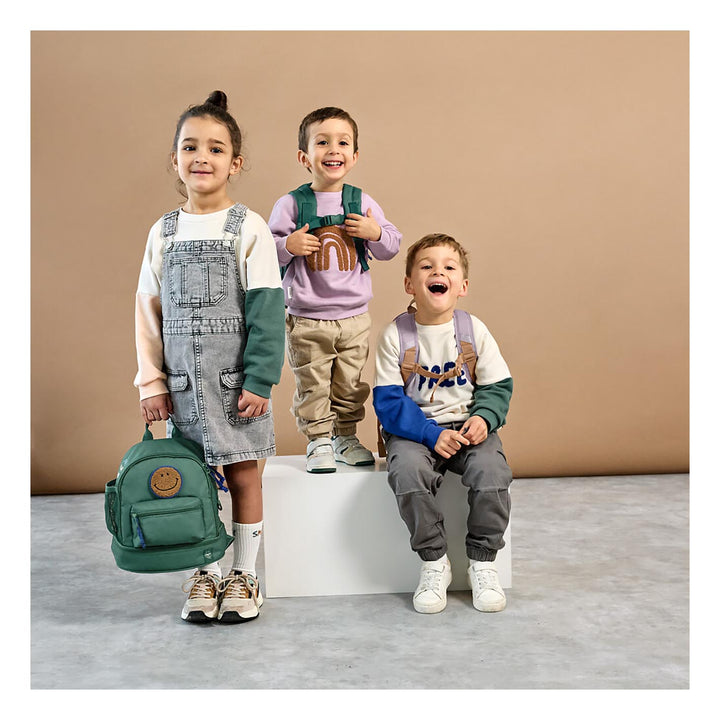 LÄSSIG Kindergartenrucksack Mini - Little Gang, Dunkelgrün
