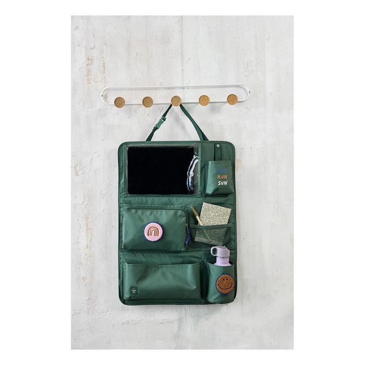 LÄSSIG Auto Organizer Kinder - Little Gang, dunkelgrün