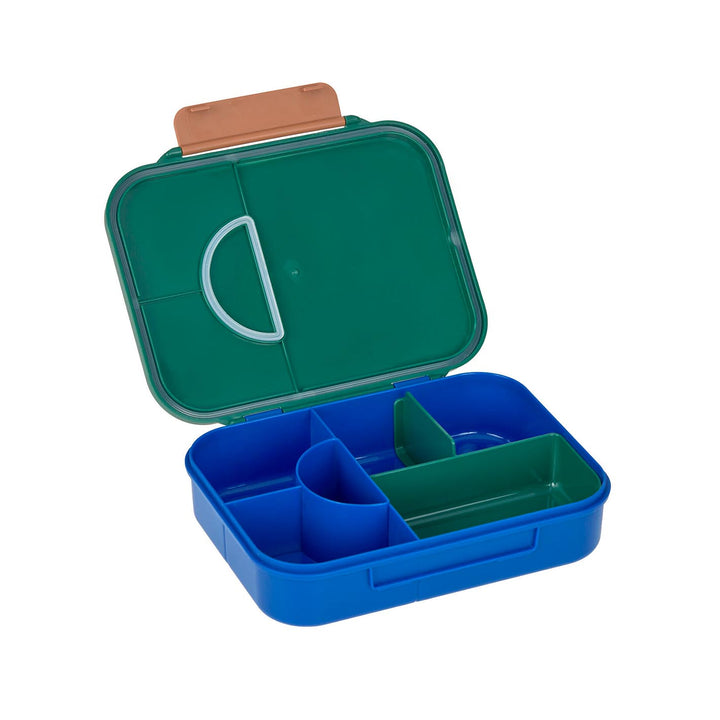 LÄSSIG Bento Lunchbox, Little Gang Regenbogen Grün