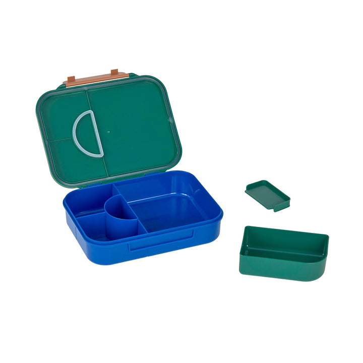 LÄSSIG Bento Lunchbox, Little Gang Regenbogen Grün