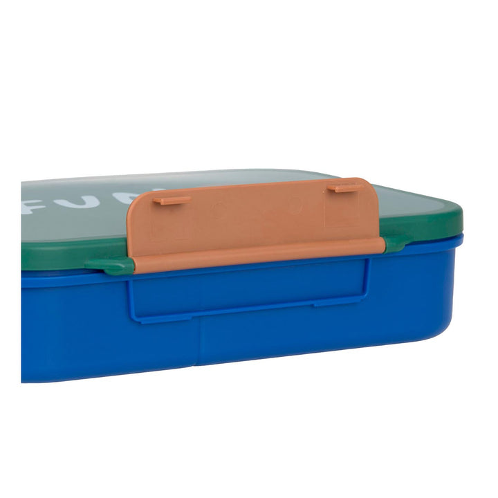 LÄSSIG Bento Lunchbox, Little Gang Regenbogen Grün