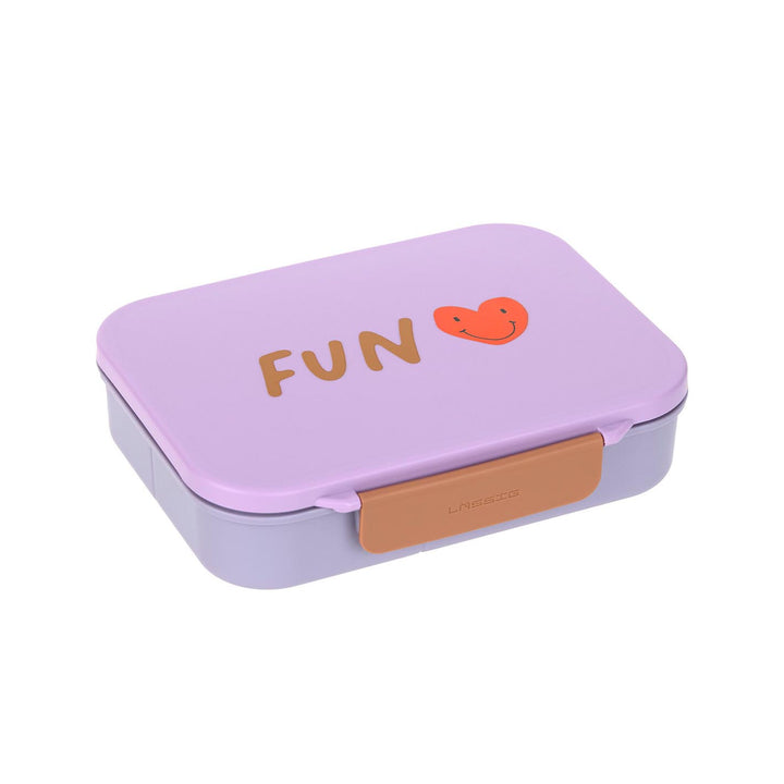 LÄSSIG Bento Lunchbox, Little Gang Herz Lila