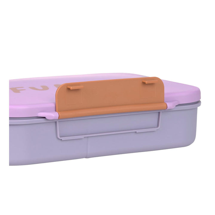 LÄSSIG Bento Lunchbox, Little Gang Herz Lila