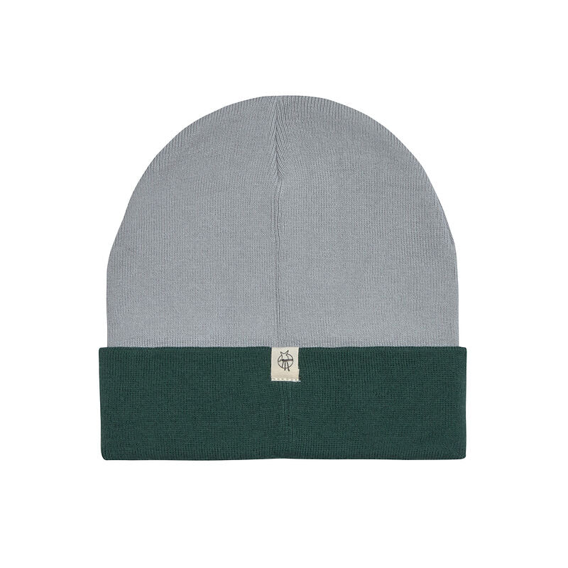 LÄSSIG Beanie Mütze, Little Gang, hellblau/dunkelgrün