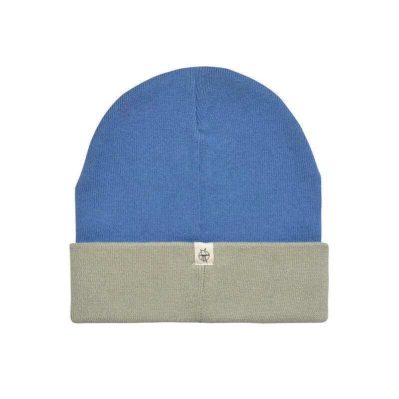 LÄSSIG Beanie Mütze, Little Gang, blau/khaki