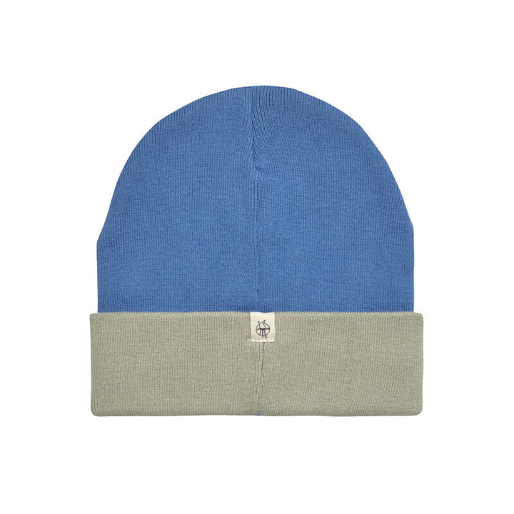 LÄSSIG Beanie Mütze, Little Gang, blau/khaki