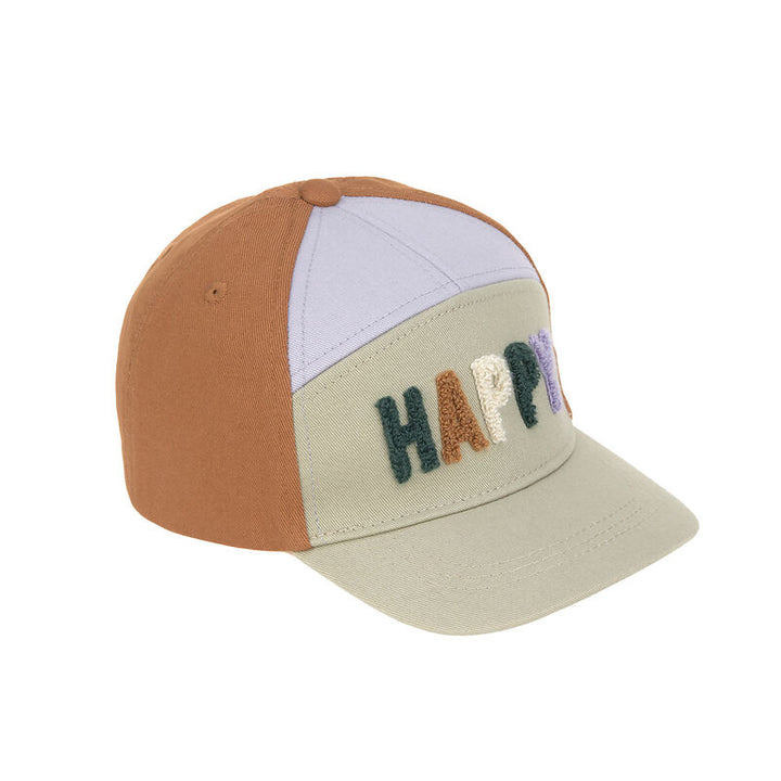 LÄSSIG Base Cap Kinder - Little Gang, Happy, khaki karamell