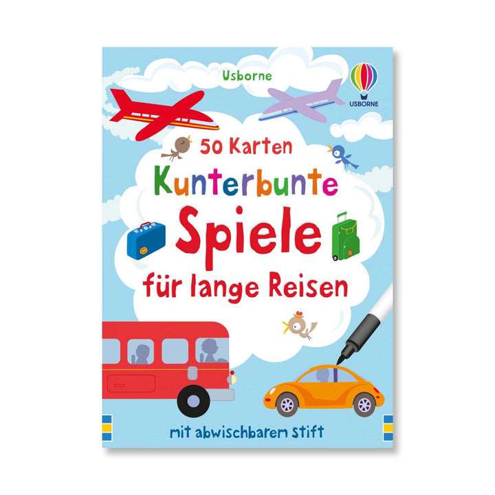 50 Karten: Kunterbunte Spiele für lange Reisen