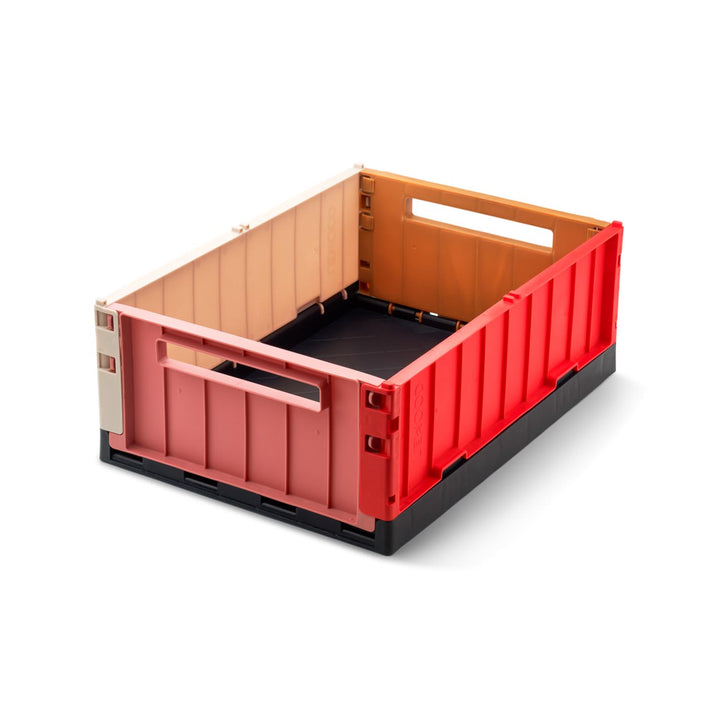 LIEWOOD Weston Storage Box, Gr. L, blue/red multi mix