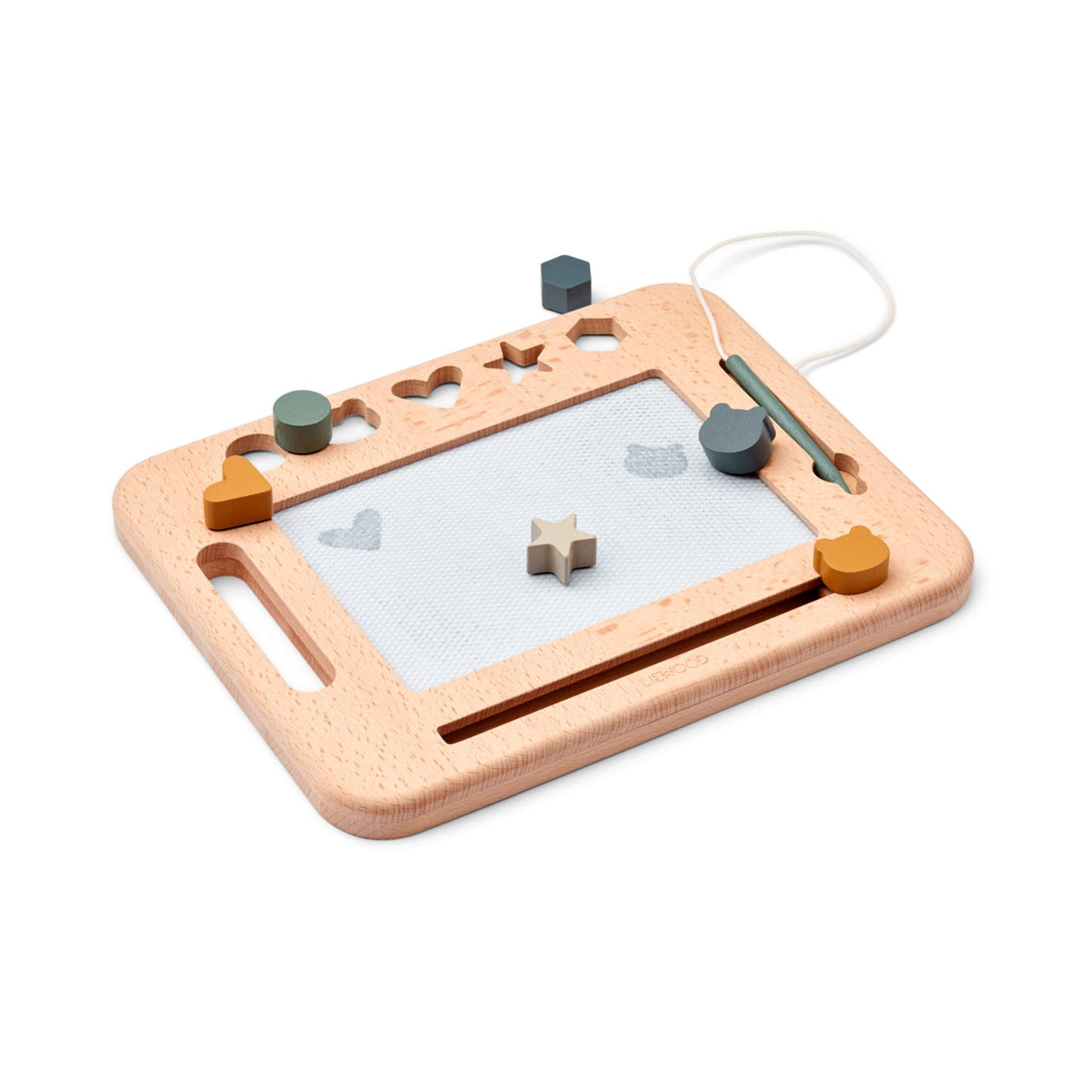 Liewood Veneda magnetische Zeichentafel, faune green mix