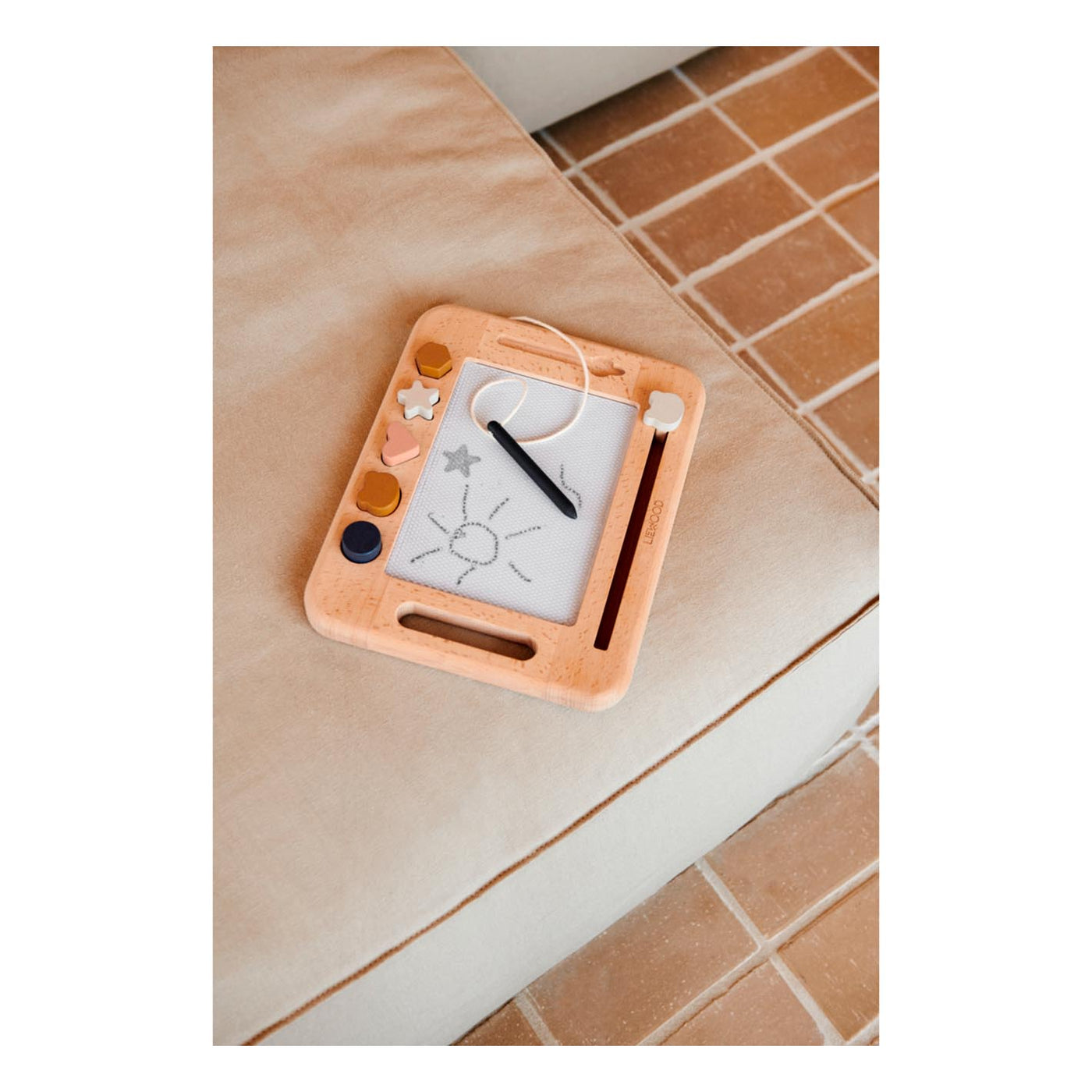 Liewood Veneda magnetische Zeichentafel, faune green mix