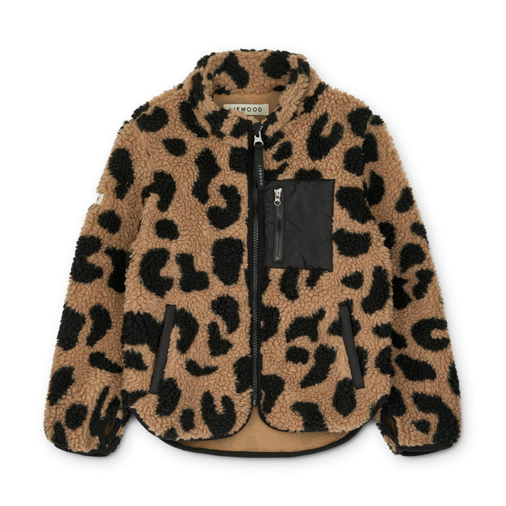 Liewood Teddyfell Fleecejacke Nolan, mega leo/ oat mix