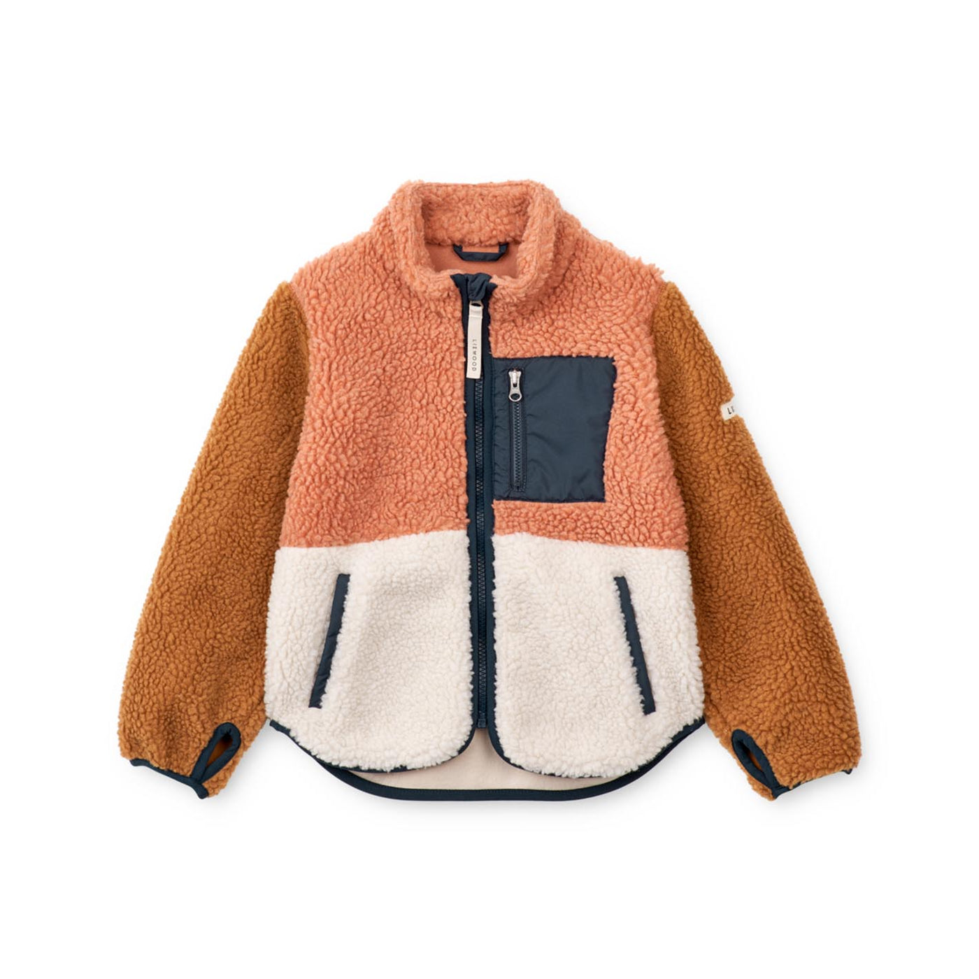 Liewood Teddyfell Fleecejacke Nolan, tuscany rose/multi mix