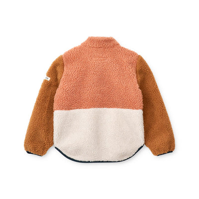 Liewood Teddyfell Fleecejacke Nolan, tuscany rose/multi mix