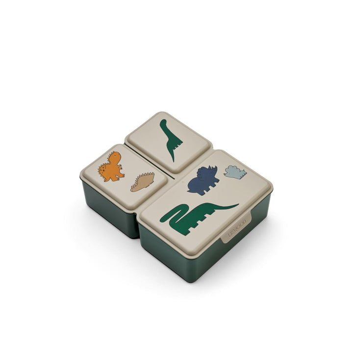 LIEWOOD Lunchbox Driss, dinosaurs/mist