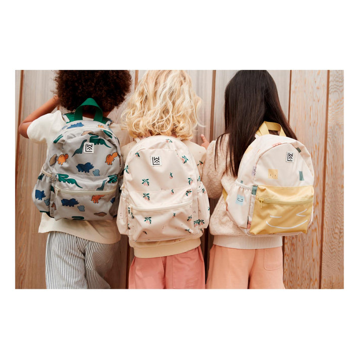 LIEWOOD Rucksack Andreas, dinosaurs / mist