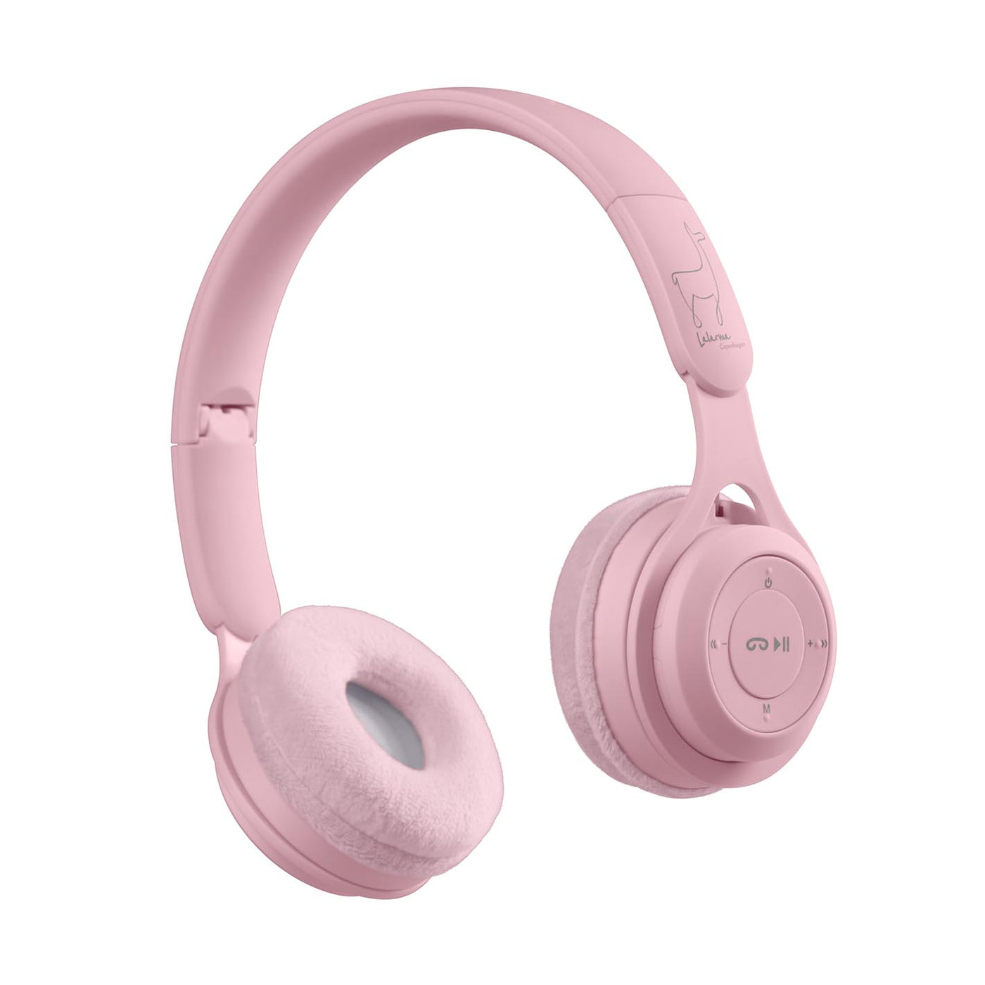 Lalarma Kinder-Kopfhörer, kabellos, cottoncandy pink