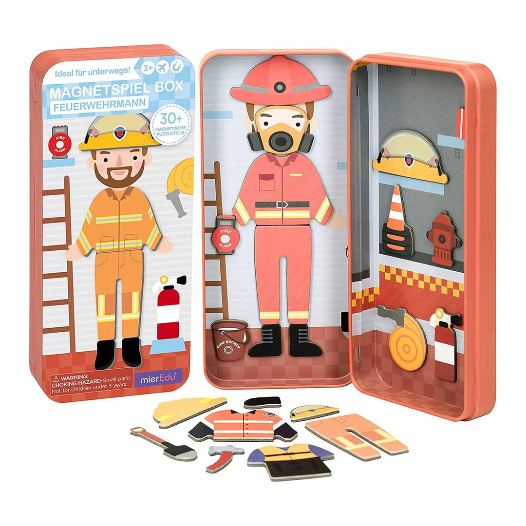 Magnetspielbox – Feuerwehrmann