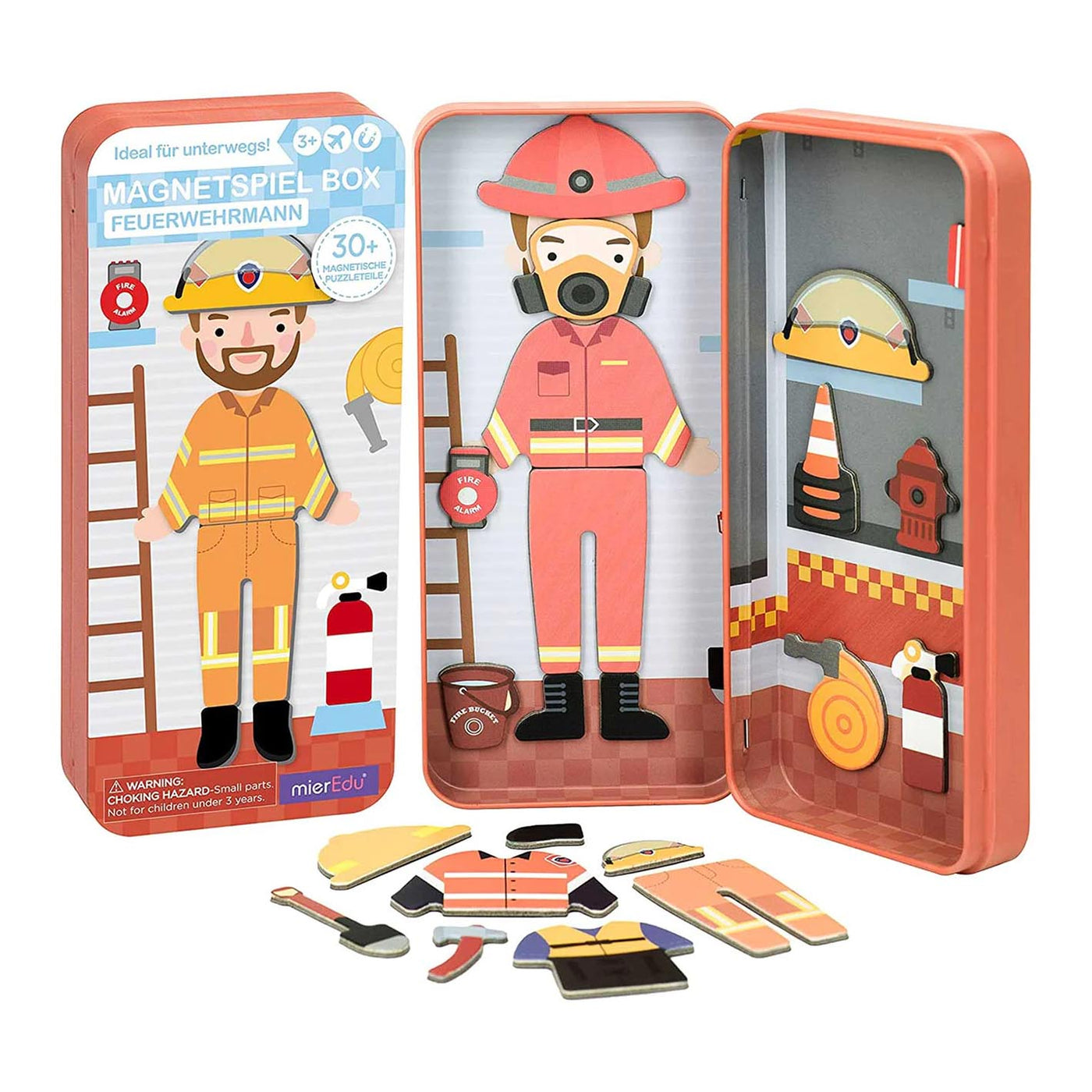 Magnetspielbox – Feuerwehrmann