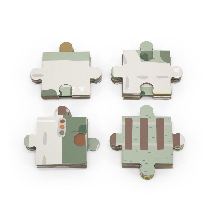 Trixie Straßenpuzzle aus Holz mit Zubehör