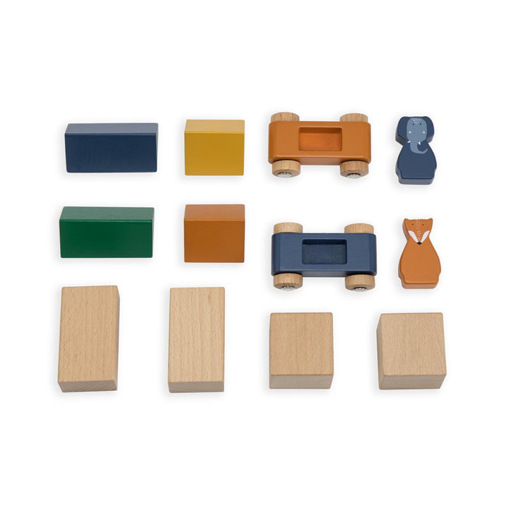 Trixie Straßenpuzzle aus Holz mit Zubehör