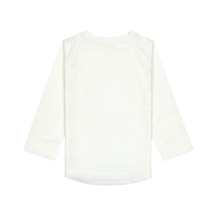 LÄSSIG UV Shirt Kinder Langarm - Surfboard, weiß