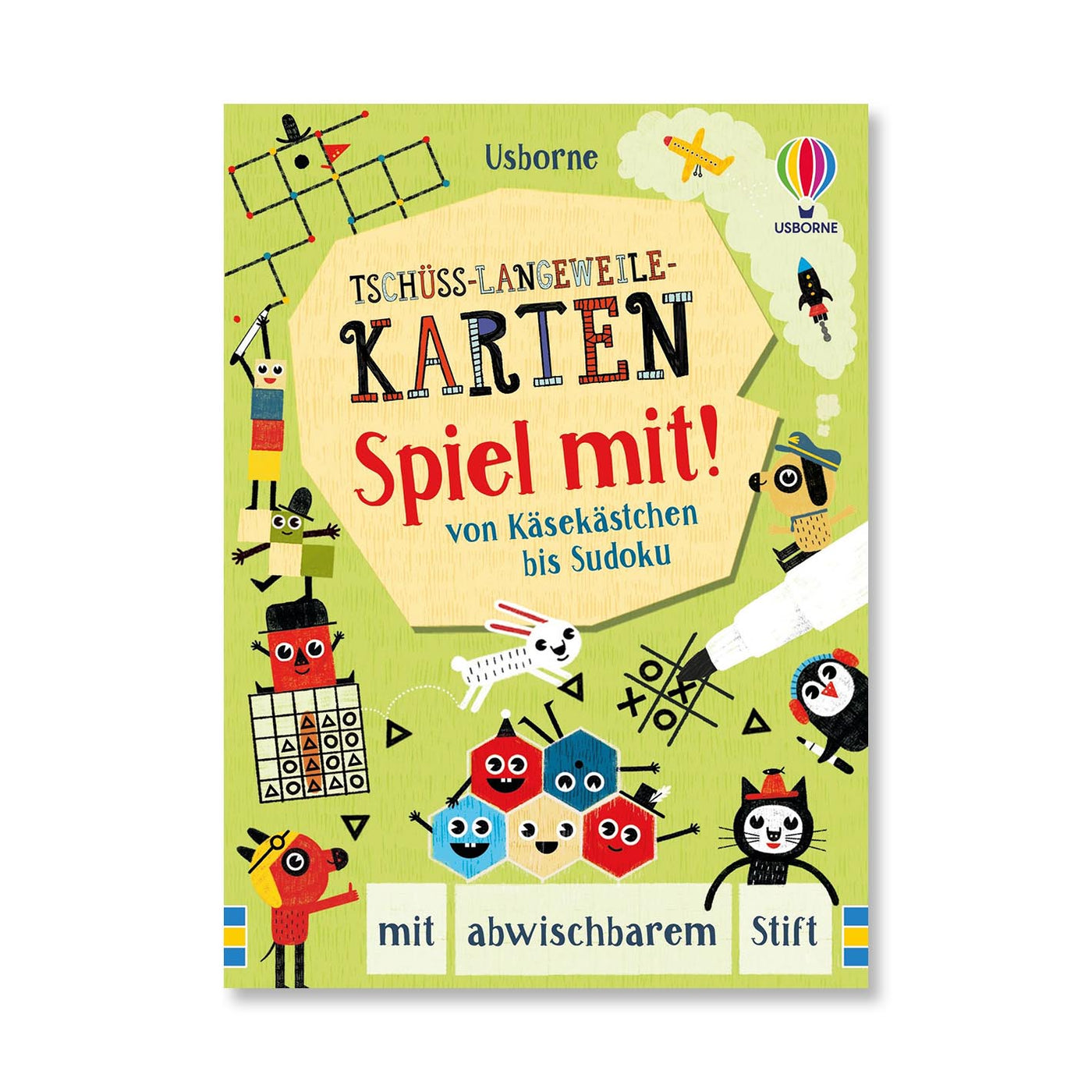 Tschüss-Langeweile-Karten: Spiel mit