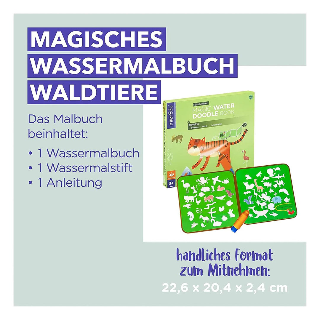 Wassermalbuch – Waldtiere