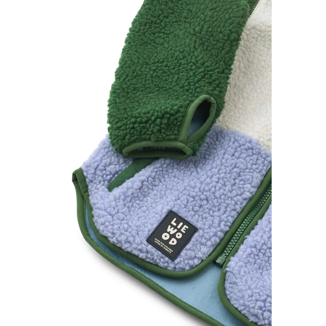 LIEWOOD Teddyfell Fleecejacke Nolan, dusty lavender multi mix