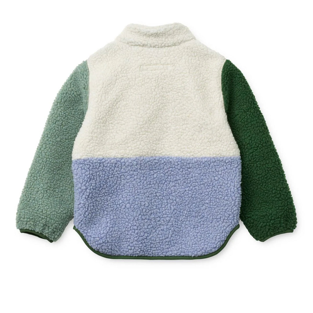 LIEWOOD Teddyfell Fleecejacke Nolan, dusty lavender multi mix