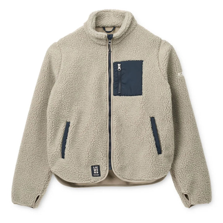 LIEWOOD Nelson Fleecejacke für Erwachsene, mist