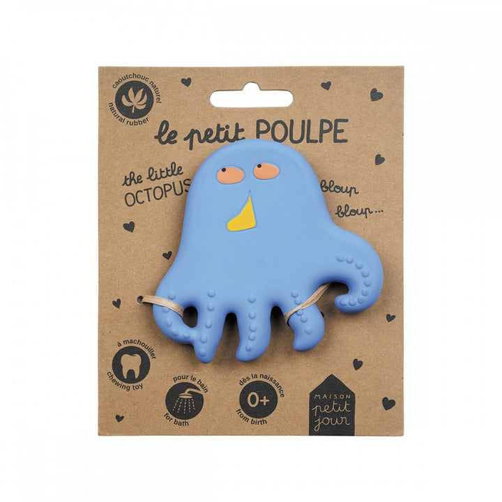 PETIT JOUR Beißring, Naturkautschuk, Octopus