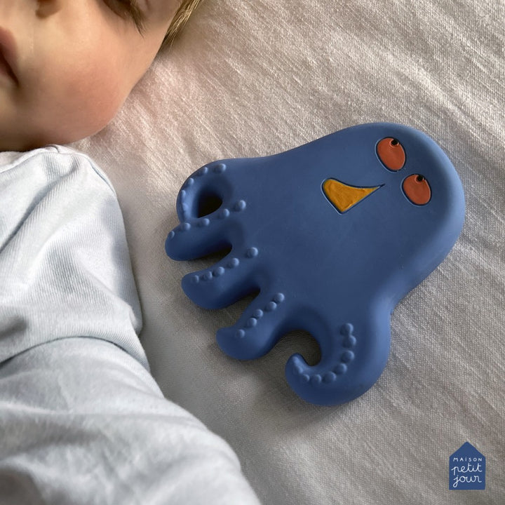 PETIT JOUR Beißring, Naturkautschuk, Octopus