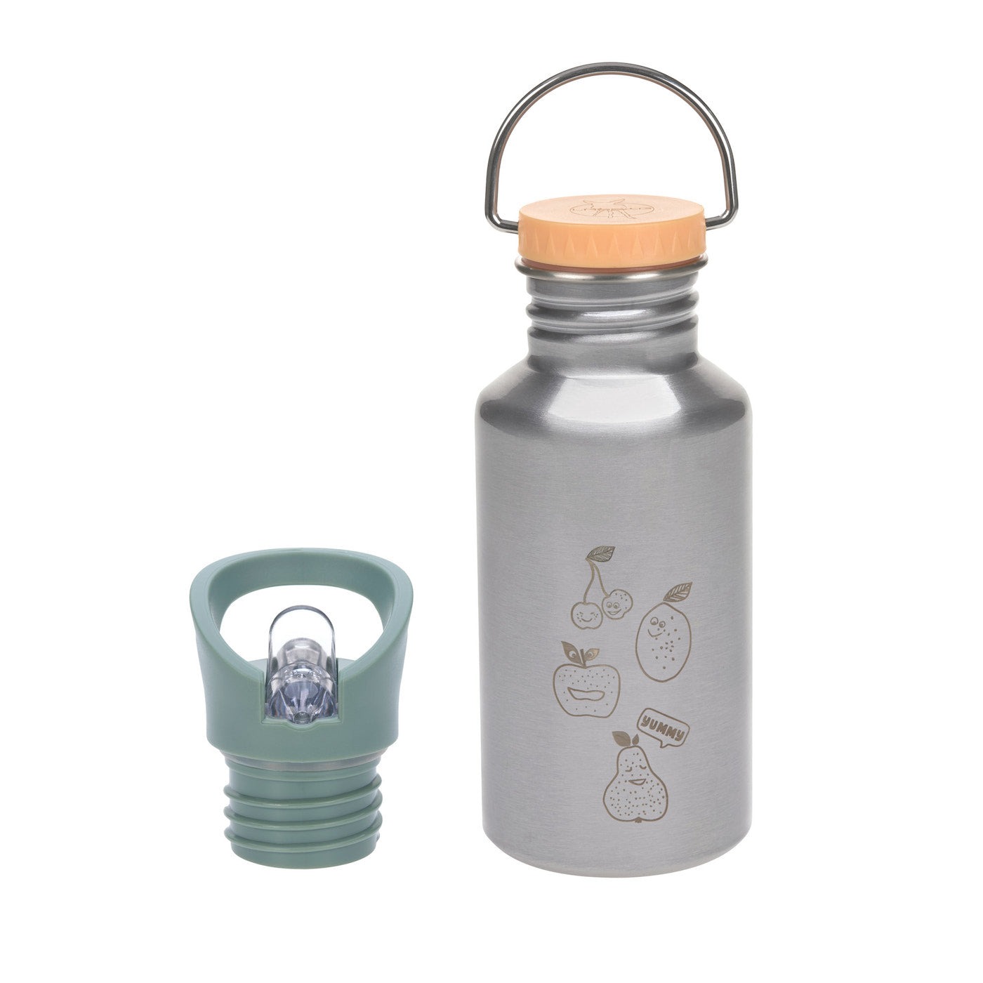 Trinkflasche aus Edelstahl Yummy