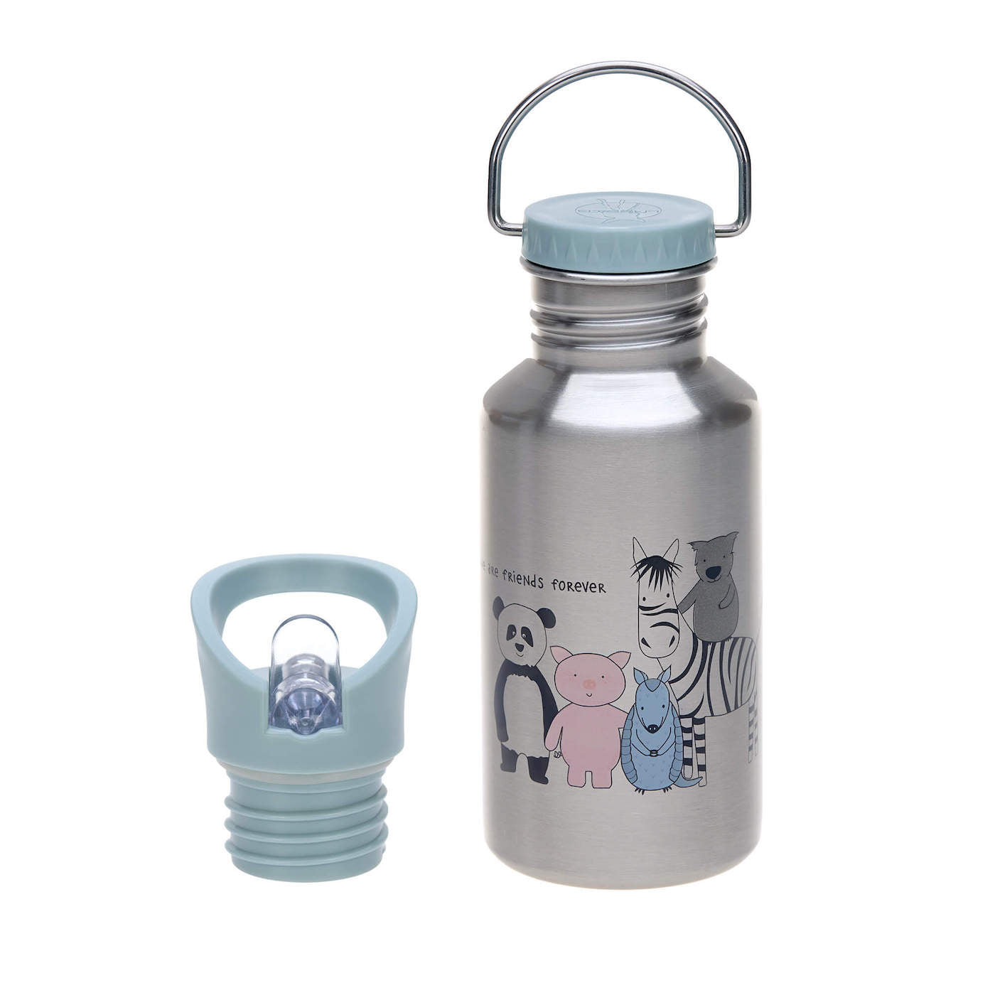 LÄSSIG Trinkflasche aus Edelstahl About Friends