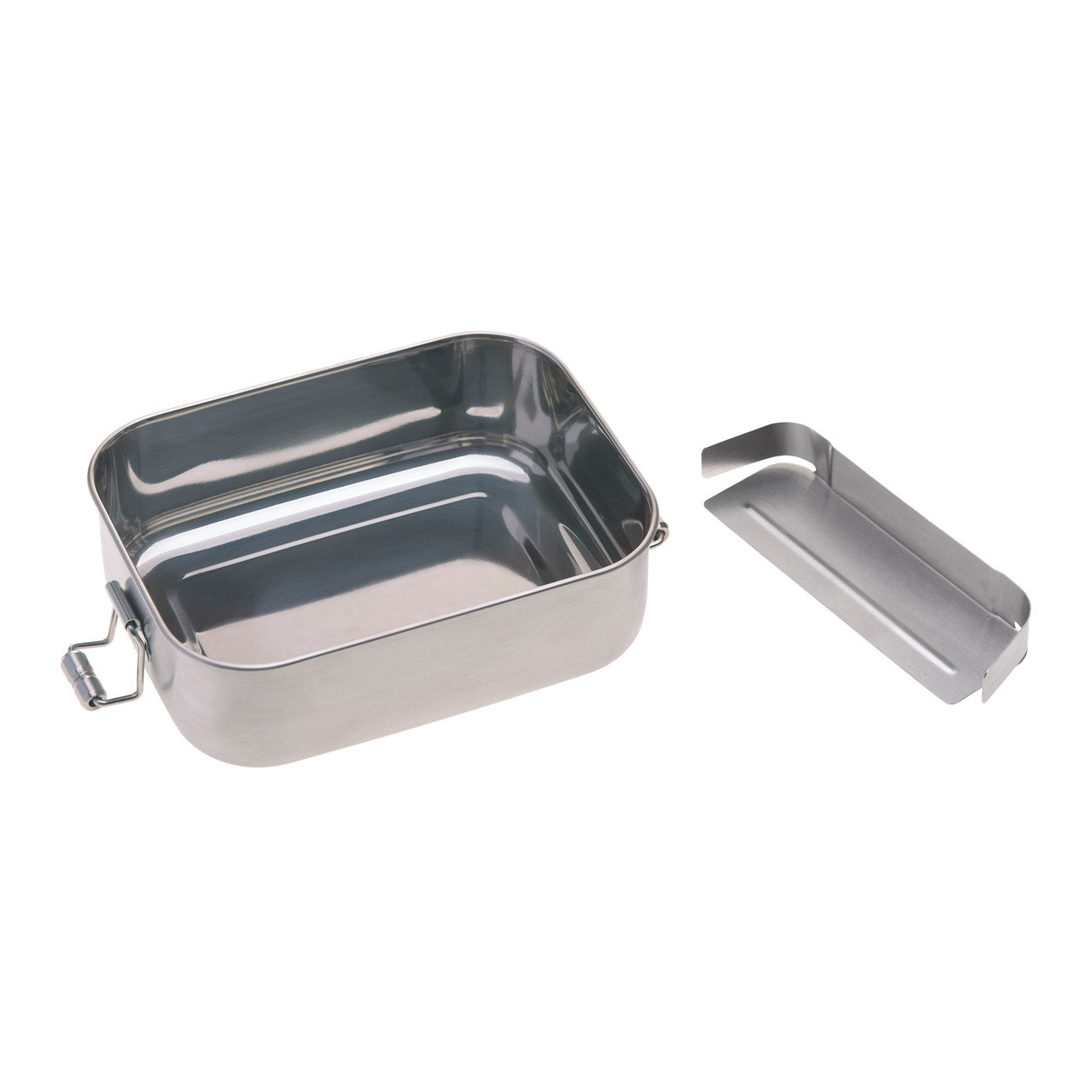 LÄSSIG Lunchbox aus Edelstahl + Bambus Adventure