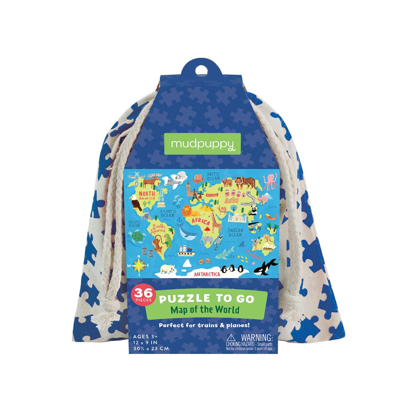 Puzzle To Go Map of world