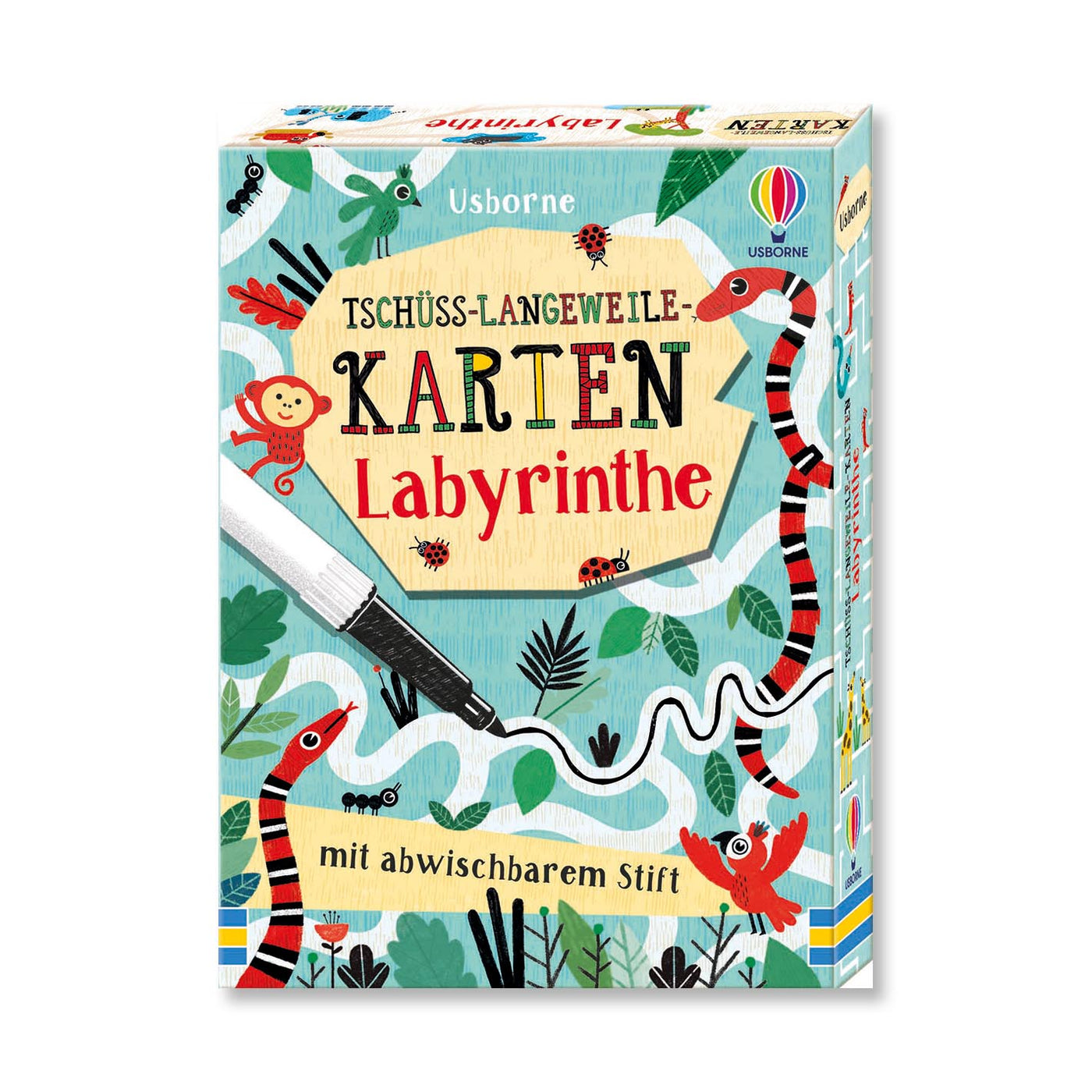 Tschüss-Langeweile-Karten: Labyrinthe