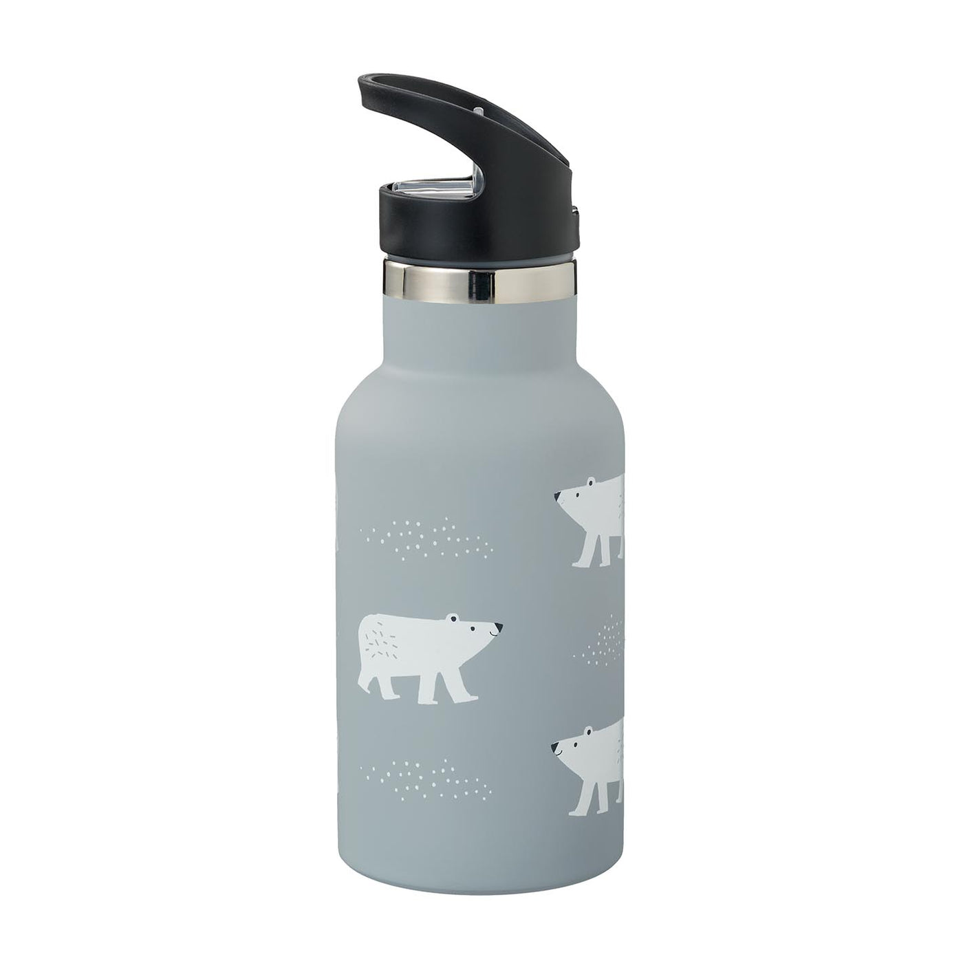Fresk Thermosflasche Eisbär, hellgrau 350ml