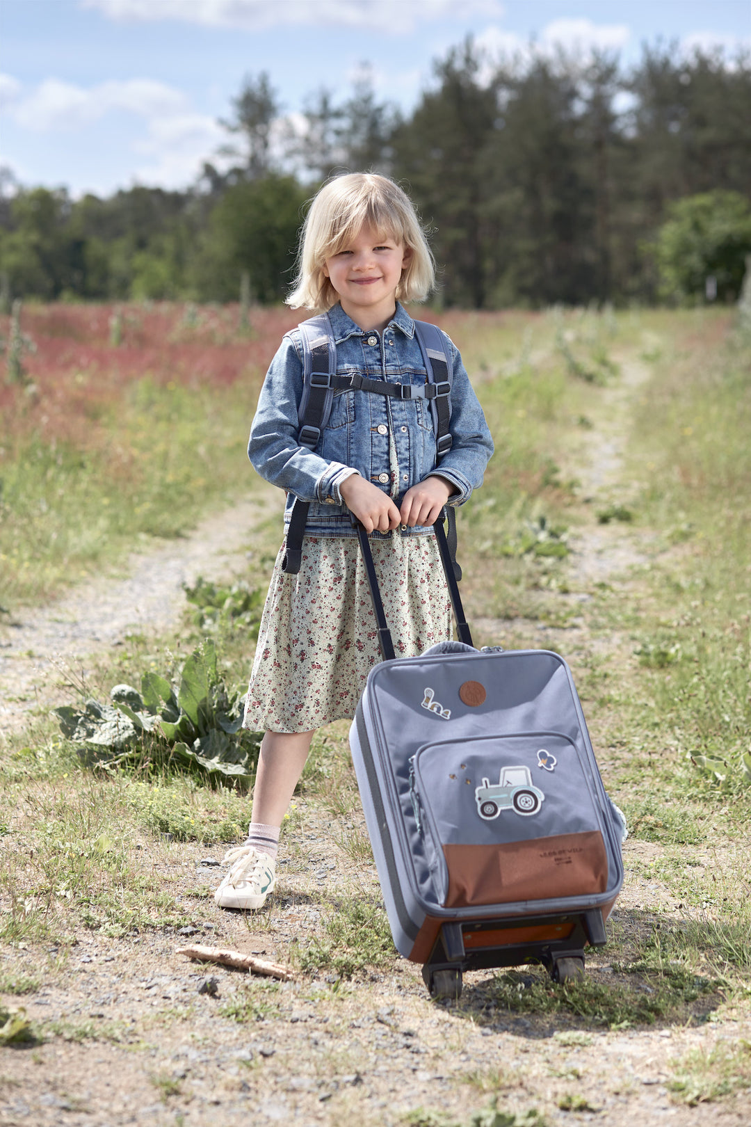 LÄSSIG Kindertrolley Adventure Traktor