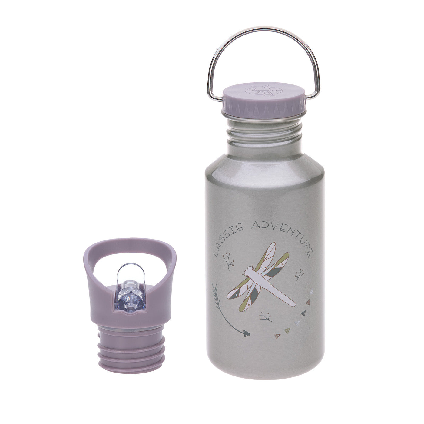 LÄSSIG Trinkflasche aus Edelstahl Adventure Dragonfly