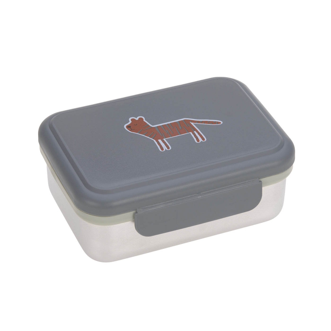 LÄSSIG Lunchbox aus Edelstahl Safari Tiger