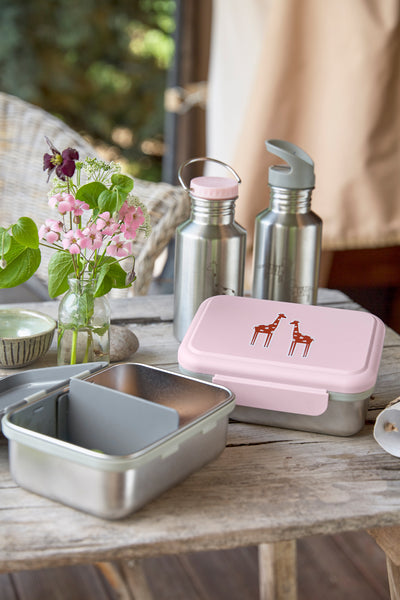 LÄSSIG Lunchbox aus Edelstahl Safari Giraffe