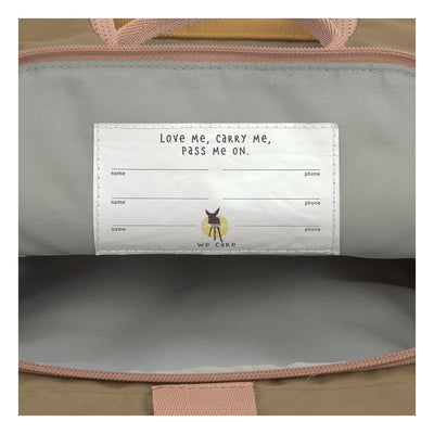 LÄSSIG Kinderrucksack Rolltop - Nature, altrosa
