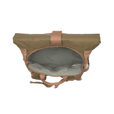 LÄSSIG Kinderrucksack Rolltop - Nature, altrosa