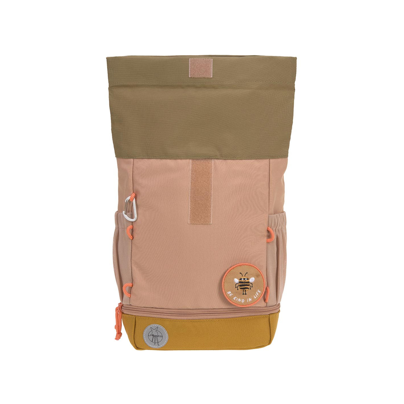LÄSSIG Kinderrucksack Rolltop - Nature, altrosa