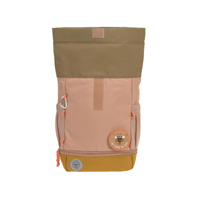 LÄSSIG Kinderrucksack Rolltop - Nature, altrosa