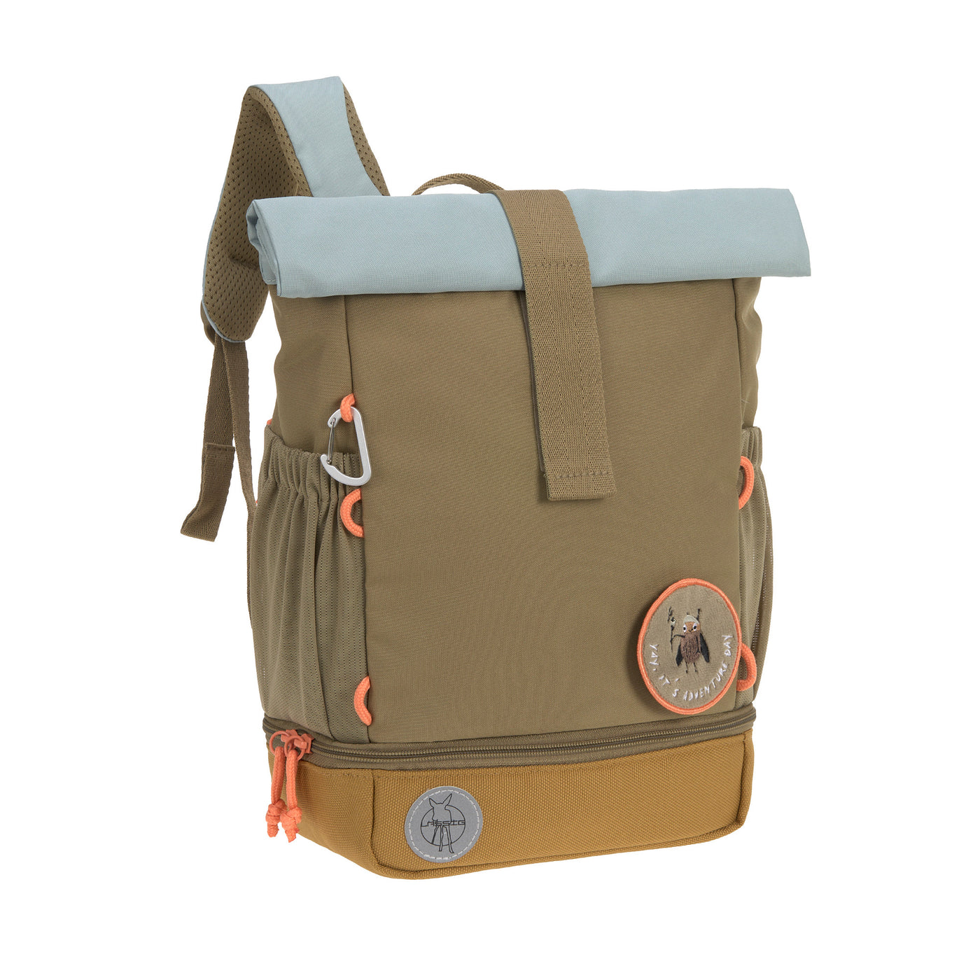 LÄSSIG Kinderrucksack Rolltop - Nature, olive