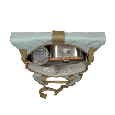 LÄSSIG Kinderrucksack Rolltop - Nature, olive